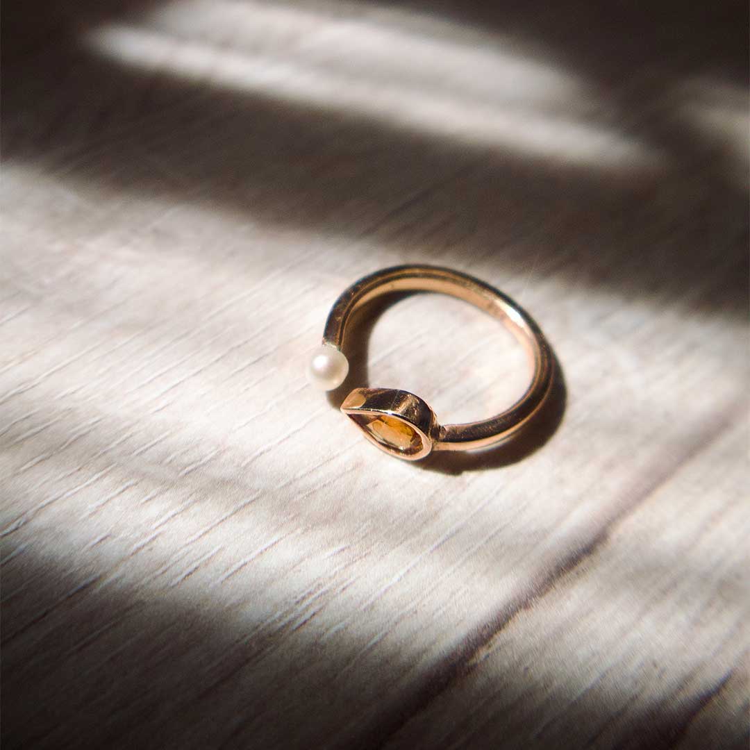 artofrituals citrine ring